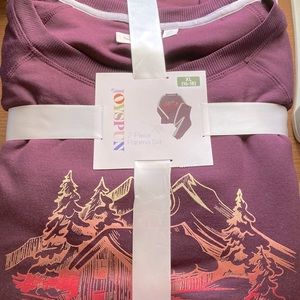 Joyspun Pajama Gift Set, 2-Piece XL